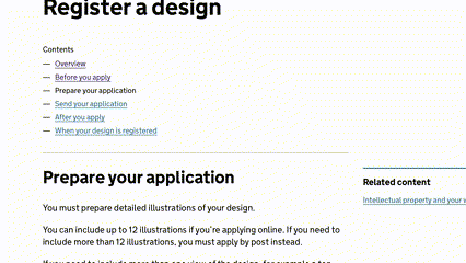 registered design example